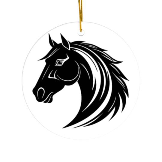 Horse Equine Pony Ceramic Ornaments