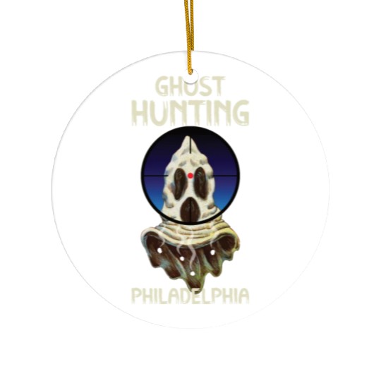 Paranormal Investigator Philadelphia Hunter Ghost Ceramic Ornaments