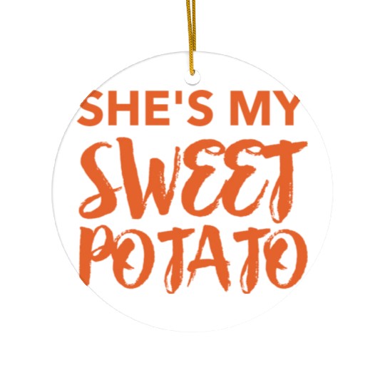 Shes My Sweet Potato vintage Ceramic Ornaments