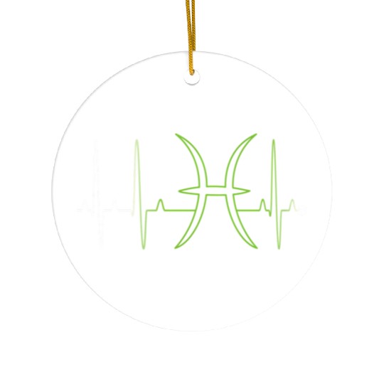 Pisces Astrology Sign Hebeat February March Ceramic Ornaments