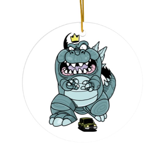 Funny Animal Face Ceramic Ornaments