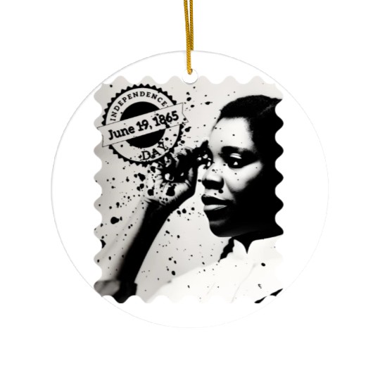 Juneteenth Day, 19 June / Independence Day Ceramic Ornaments
