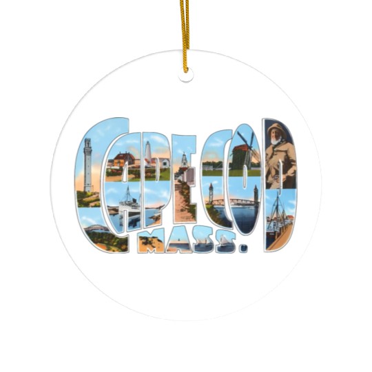 Cape Cod Massachusetts Ma Ceramic Ornaments