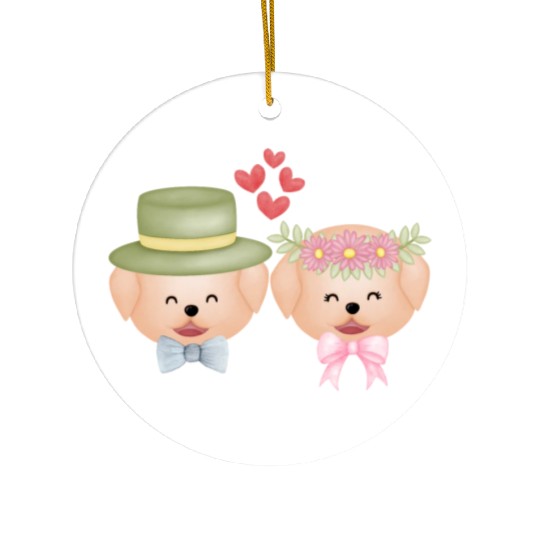 Dog Lovers Ceramic Ornaments