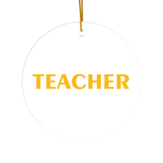 Teacher Lower Teacher Salaries Cool nostalgia Ceramic Ornaments