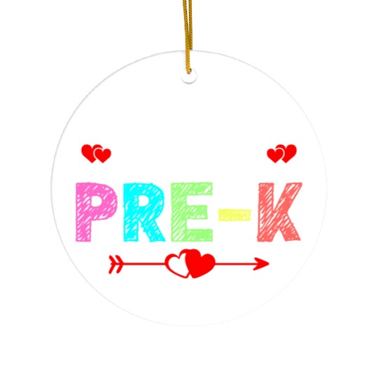 Team Pre K Teacher Ceramic Ornaments