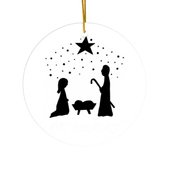 Truestory Birth Jesus True Bible Story Bethlehem Ceramic Ornaments