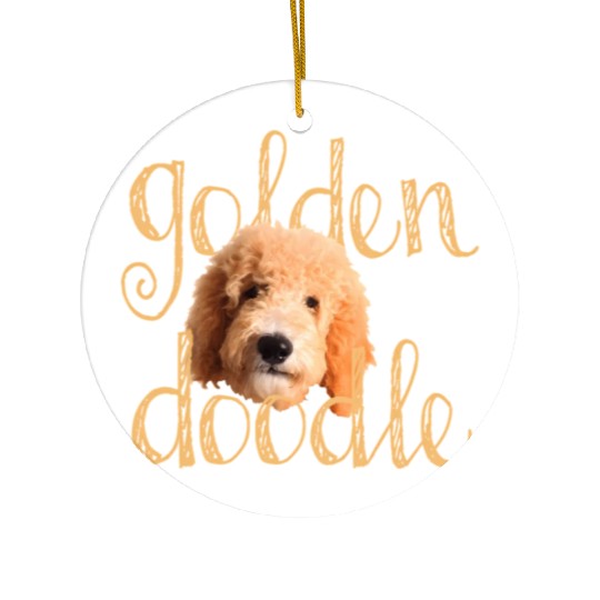 Goldendoodle Ceramic Ornaments