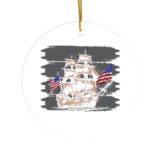 Christopher Columbus Italian American Columbus Day Ceramic Ornaments