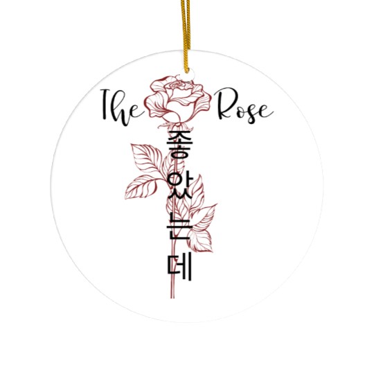 the rose Ceramic Ornaments