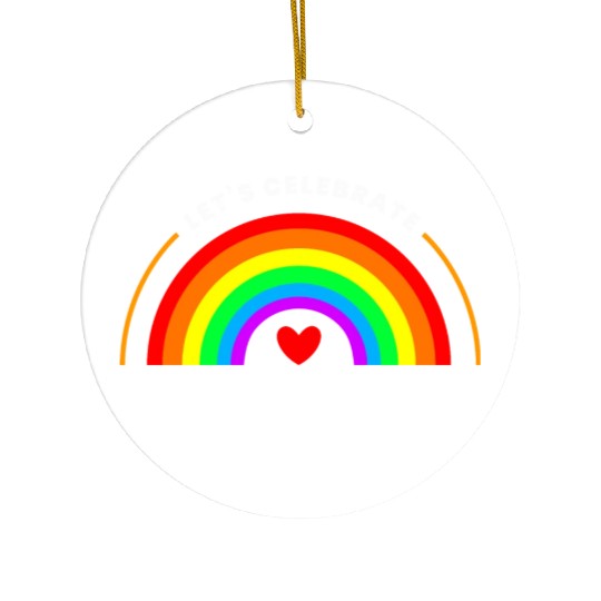 pride month Ceramic Ornaments