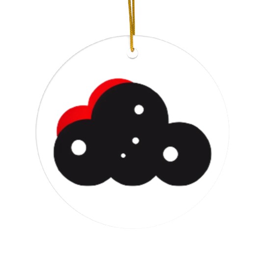 BLACK CLOUD Ceramic Ornaments
