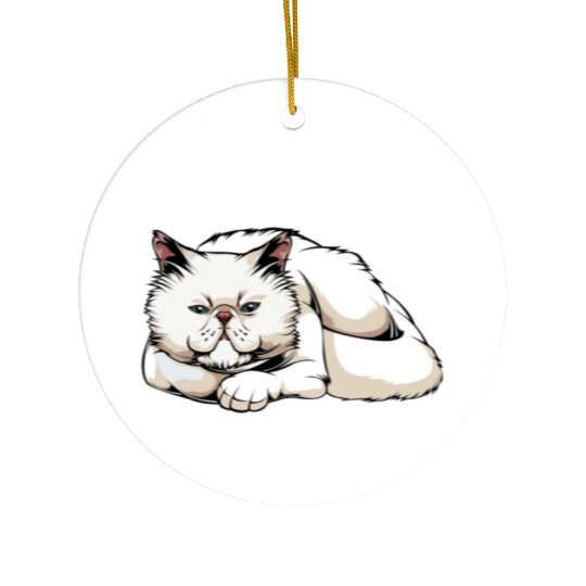 Persian Cat The More People I Meet Cat Lover Ceramic Ornaments