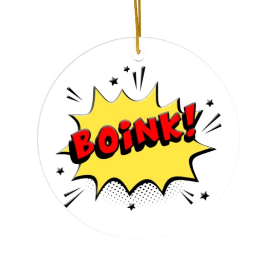 BOINK red nature Ceramic Ornaments