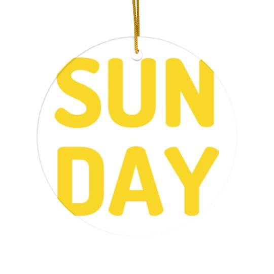 DESIGNSummer Sunday stars Ceramic Ornaments