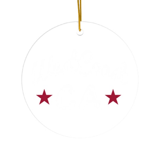 California West Coast Ceramic Ornaments