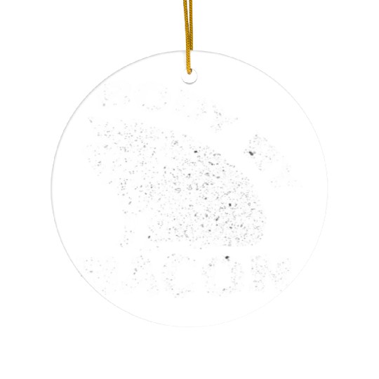 Famer Body By Bacon Pig Bbq Pun Ceramic Ornaments