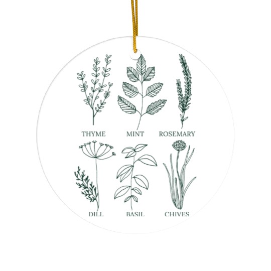 Herb Garden Ceramic Ornaments