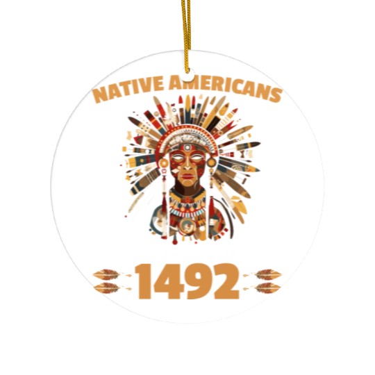 Aboriginal Indians Indigenous Native American Day Ceramic Ornaments