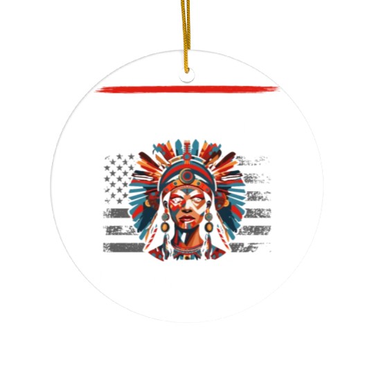 Aboriginal Indians Indigenous Native American Day Ceramic Ornaments