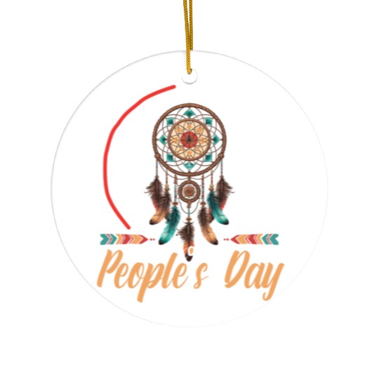 Aboriginal Indians Indigenous Native American Day Ceramic Ornaments