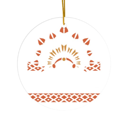 Aboriginal Indians Indigenous Native American Day Ceramic Ornaments