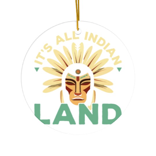 Aboriginal Indians Indigenous Native American Day Ceramic Ornaments