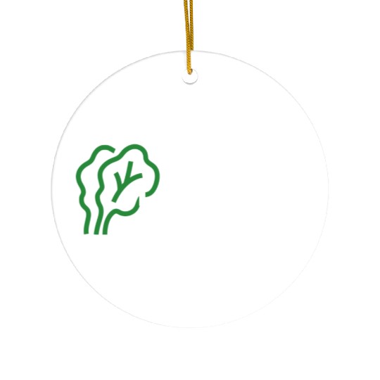 Lettuce Gardening Funny Saying Quote Ceramic Ornaments