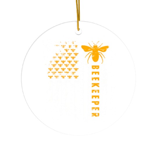 Honey Bee Beekeeping Hive Beekeeper Ceramic Ornaments