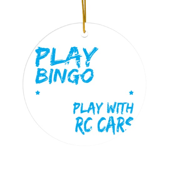 Remote Control Car Dad Rc Racing Ceramic Ornaments