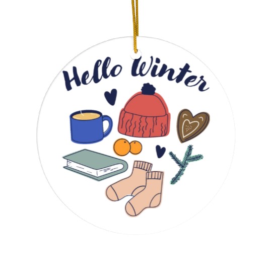 Winter Wonderland Magic Ceramic Ornaments