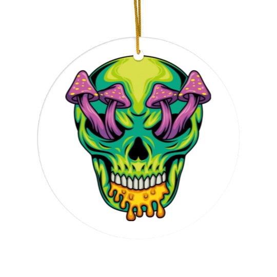 Mysterious skull Ceramic Ornaments