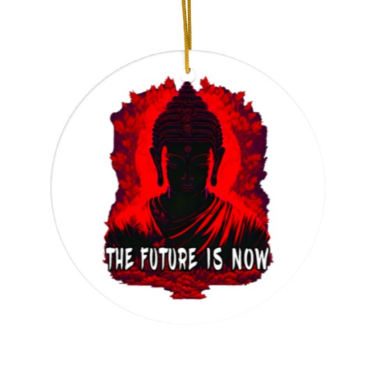 The Future is Now Ceramic Ornaments