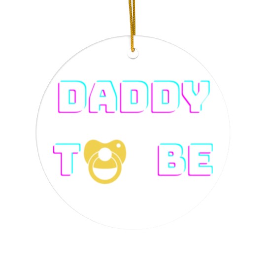 Daddy To Be green Ceramic Ornaments