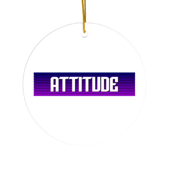Attitude 70s nature red Ceramic Ornaments
