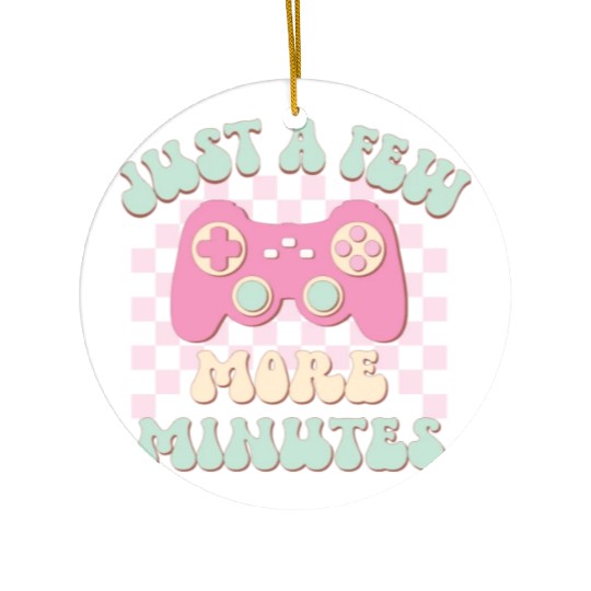 Just A Few More Minutes, Happy Game Day Ceramic Ornaments