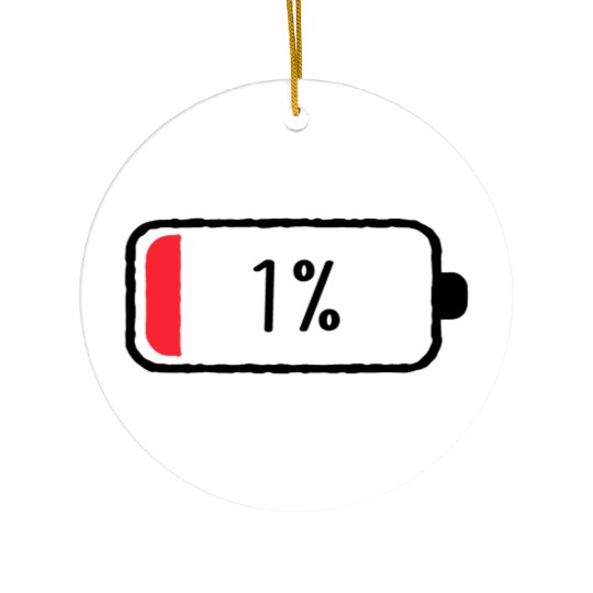 1 Percent 80s cute nature Ceramic Ornaments