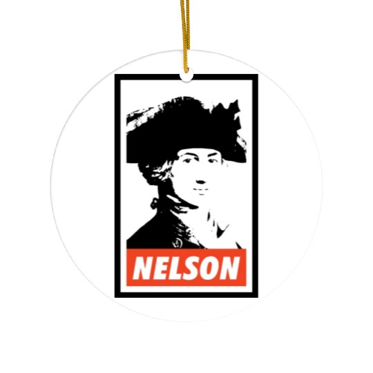 Horatio Nelson Ceramic Ornaments