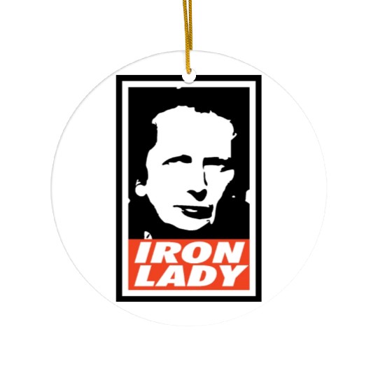Iron Lady Margaret Thatcher Ceramic Ornaments