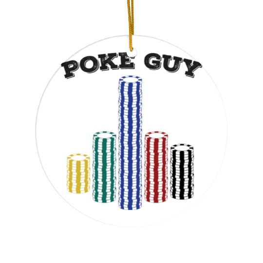 Poke Guy Light Ceramic Ornaments