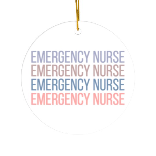Er Nurse Emergency Room Nurse Registered Nurse Ceramic Ornaments