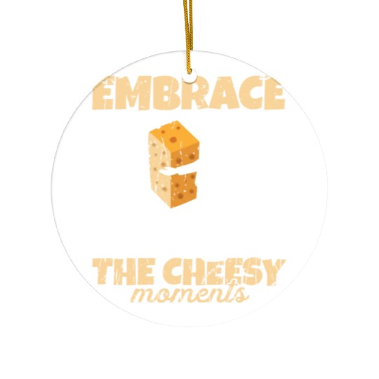 Embrace the cheesy moments - Cheese Ceramic Ornaments