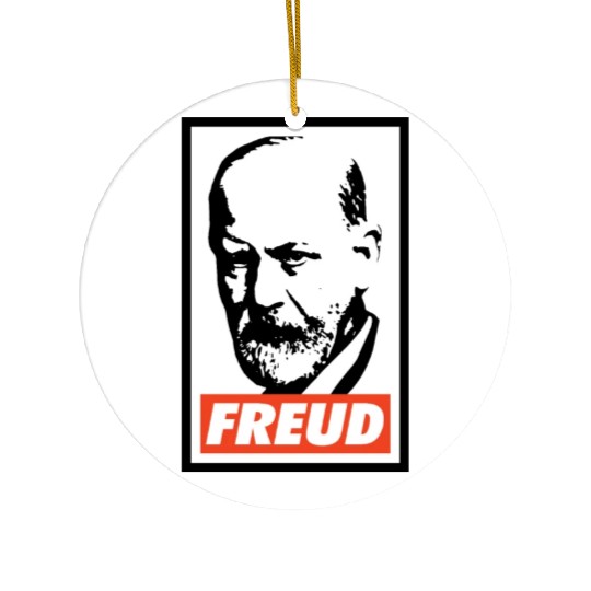 Sigmund Freud Ceramic Ornaments
