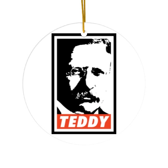 Teddy Roosevelt Ceramic Ornaments