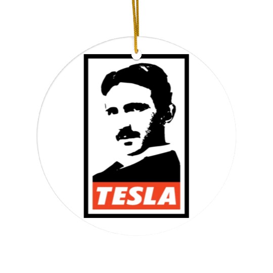 Nikola Tesla Ceramic Ornaments
