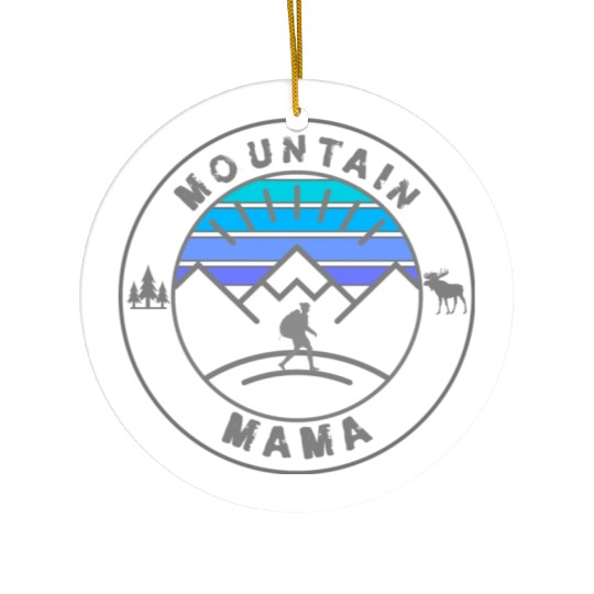 Mountain Mama Ceramic Ornaments