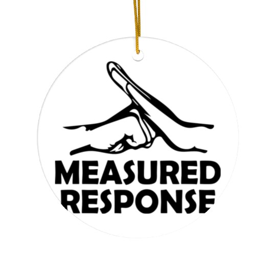 Measured Response dark green Ceramic Ornaments
