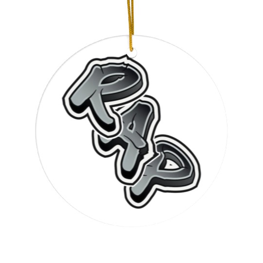 Rap Graffiti nature Copy Ceramic Ornaments