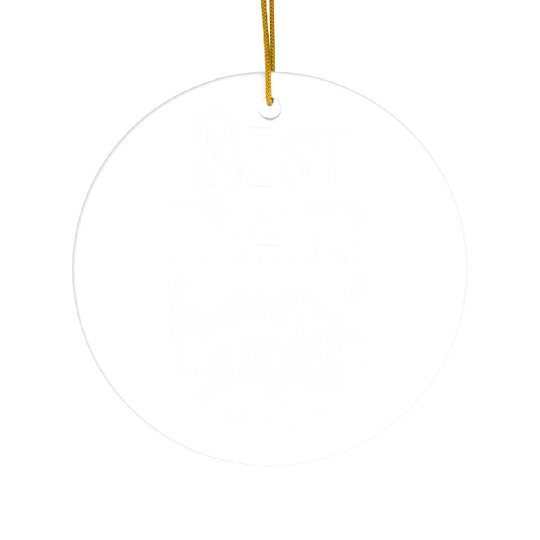 Best Dad Ever For Bearded Daddys Father'S Day Ceramic Ornaments