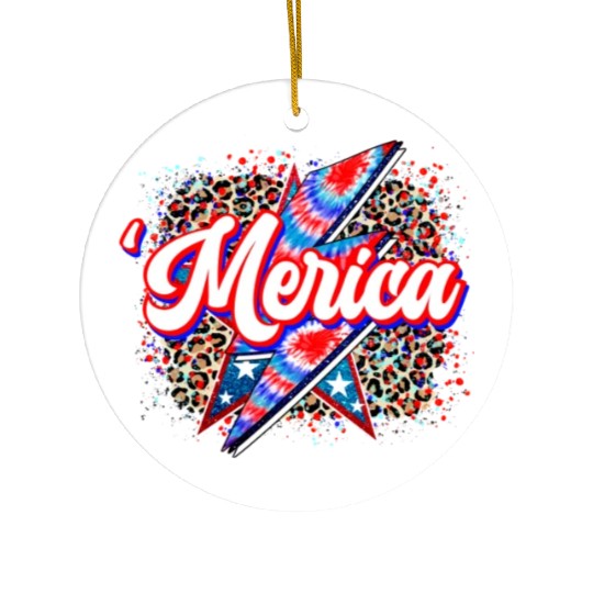 Merica Ceramic Ornaments